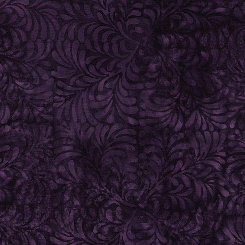 Island Batiks 4 Square Leaves Purple  112024480