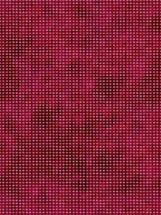 In The Beginning Fabric Dit- Dot Cranberry 8AH-15