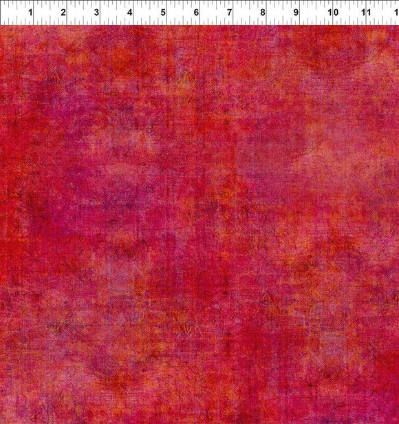 In The Beginning Fabrics Halcyon Brushed Red 12HN-1