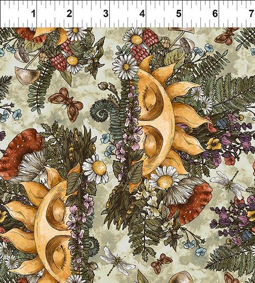 衝撃の激安コスパ・掘り出し物も Beginning the In Fabric Multi Garden Sun Stars & Moon Sun ミュージック