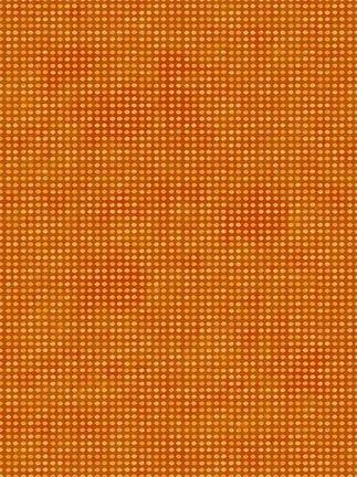 In the Beginning Fabrics Dit-Dot Rich Orange 8AH 8