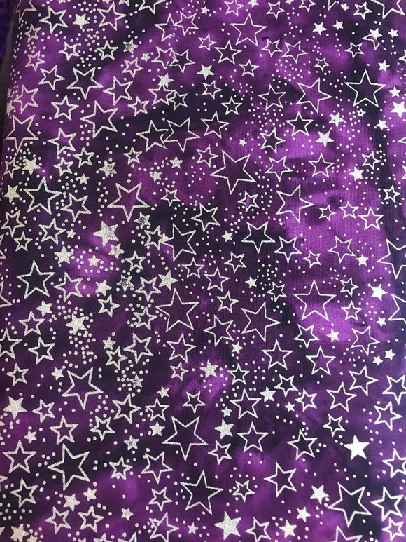 Island Batiks Purple/ Gold Star IMS14F-F2