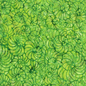 Island Batiks Scrolling Green Apple 522005635