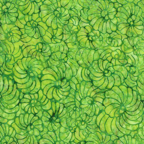 Island Batiks Scrolling Green Apple 522005635