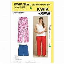 Kwik Sew - 3588 Womens' Plus Sleep Pants & Shorts