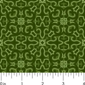 Midwest Textiles  Round Up Bandana Green RIV-RU1985 9