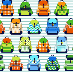 Midwest Textiles  Saved By Bell Backpacks White  STU-4644/1