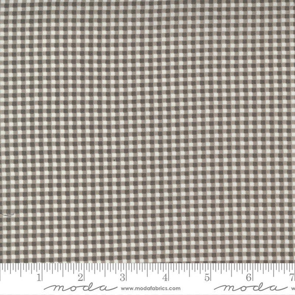 Moda Fabric Seashore Drive Gingham Charcoal 37626 16