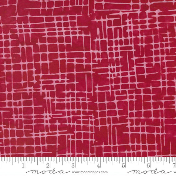 Moda Fabrics Fire and Ice Batik Grid Fire 4360 17