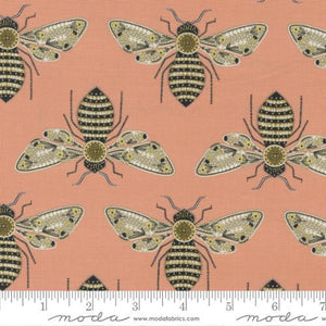 Moda Fabrics Meadowmere Metallic Bees Blossom 48363 39M