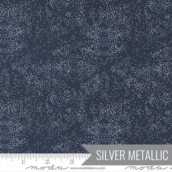 Moda Fabrics Merrymaking Sparkle Winter Night Metallic 48317 32M