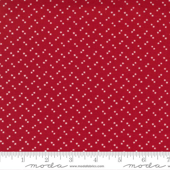 Moda Fabrics Prairie Days Tiny Stars Prairie Red 2995 12