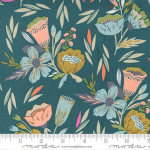 Moda Fabrics Songbook A New Page Dark Teal 45552 20