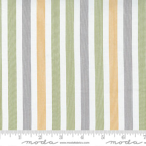 Moda Fabrics Timber Stripe White Multi 55556 11