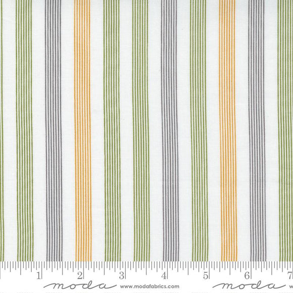 Moda Fabrics Timber Stripe White Multi 55556 11