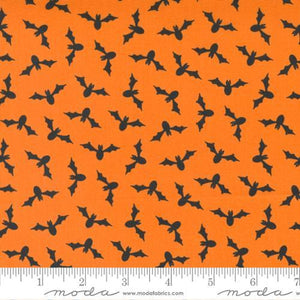Moda Fabrics Too Cute to Spook Bats Orange Pumpkin 22423 13