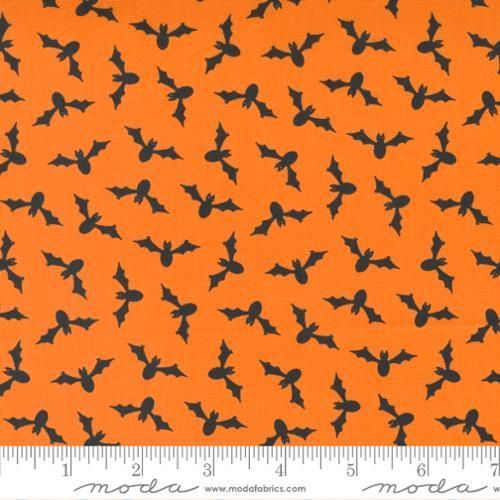 Moda Fabrics Too Cute to Spook Bats Orange Pumpkin 22423 13