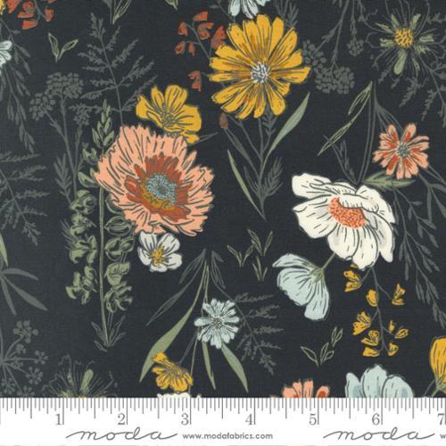 Moda Fabrics Woodland & Wildflowers Charcoal 45580 19