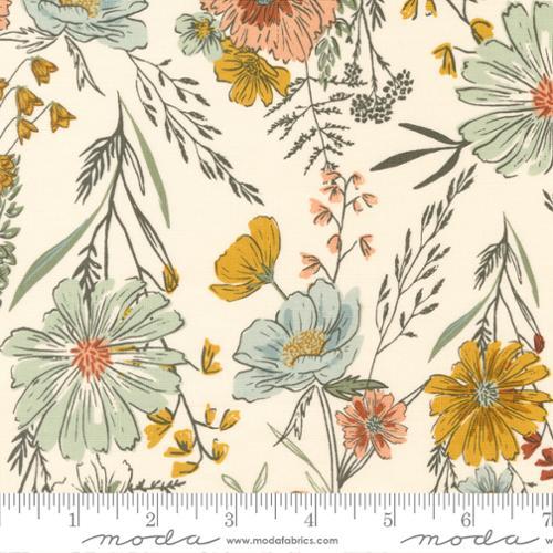 Moda Fabrics Woodland & Wildflowers Cream 45580 11
