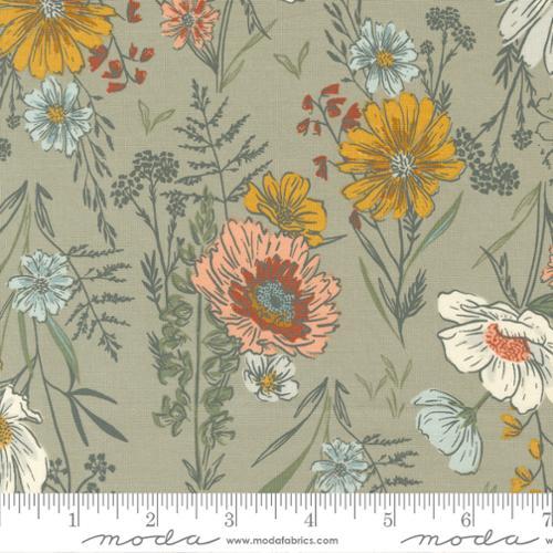 Moda Fabrics Woodland & Wildflowers Taupe 45580 13