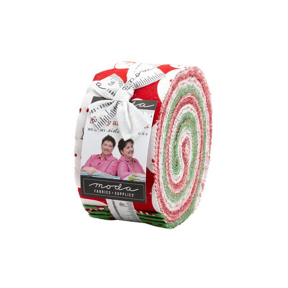 Moda Merry and Bright Jelly Roll 22400JR