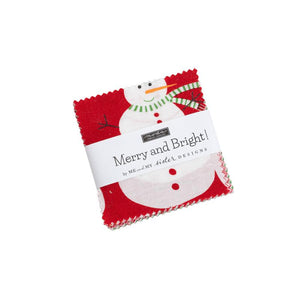 Moda Merry and Bright Mini Charm Pack 22400MC