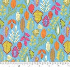 Moda Wing Leaf Periwinkle 10061 15