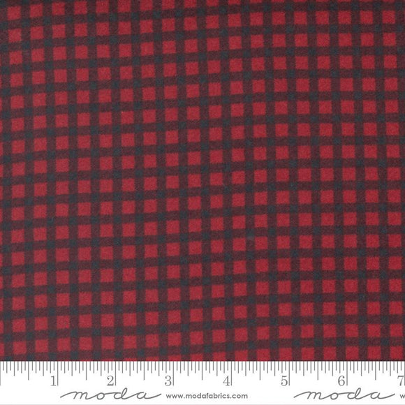 Moda Yuletide Gatherings Flannel Red Buffalo Check Berry 49145 11F