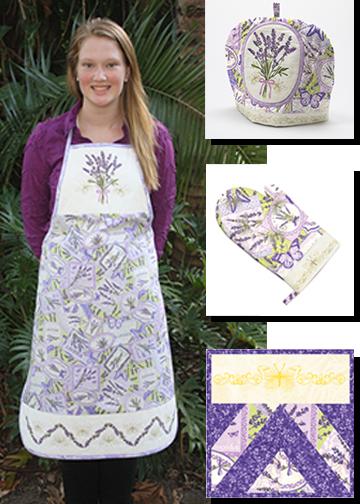 Northcott Fabrics Lavender Market Hostess Set Pattern PTN1120-10