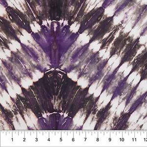 Northcott Fabrics Chevron Shibori Purple 81101-86