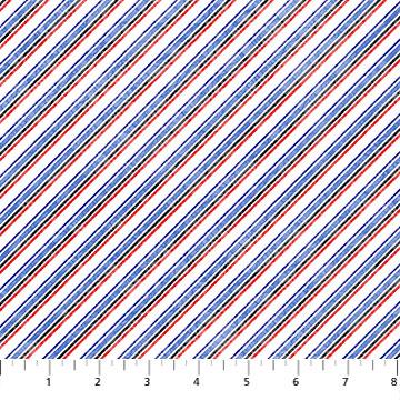 Northcott Fabrics  Power Play Diagonal Stripe  23623 10 White Multi