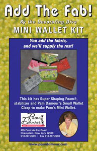 The Decorating Diva Add the Fab Mini Wallet Kit NOT52