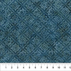 Northcott Fabrics Banyan Batiks Decode This Got the Blues 80731 44