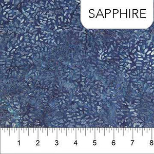Northcott Fabrics Banyan Batiks Ketan Mixer Sapphire 81000-467