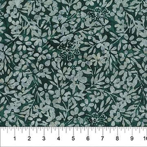 Northcott Fabrics Banyan Batiks Pearls Smokey Teal 80996-68