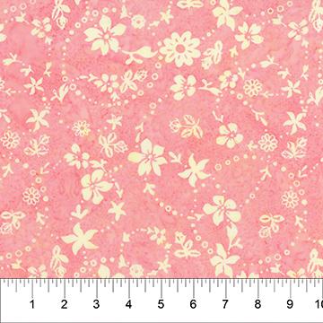 Northcott Fabrics Banyan Batiks Rose Parade Blush 80633-21