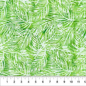 Northcott Fabrics Flutter Fronds Citrus Green 80724-72
