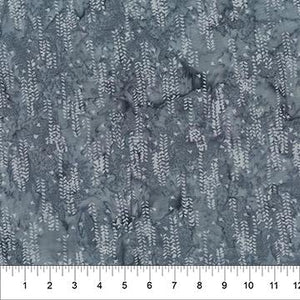 Northcott Fabrics Flutter Scattered Flowers Blue Grey 80721-93