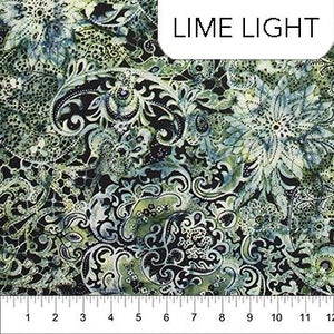 Northcott Fabrics Illusions BOM Lime Light 81221-71