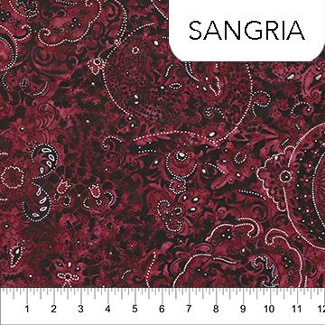 Northcott Fabrics Illusions BOM Sangria 81221-26