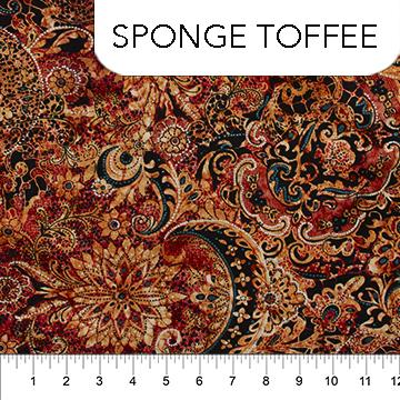 Northcott Fabrics Illusions BOM Sponge Toffee 81221-37