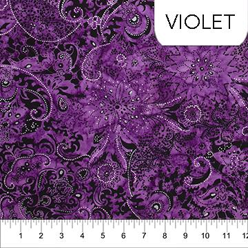 Northcott Fabrics Illusions BOM Violet 81221-84