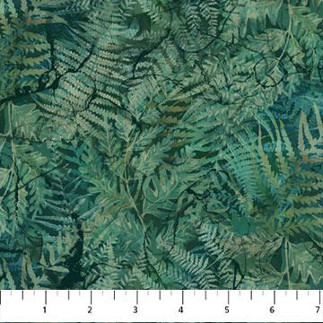 Northcott Fabrics Northern Peaks Ferns Evergreen DP25171-76