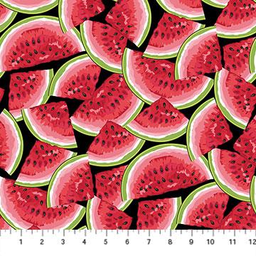 Northcott Fabrics Smokin' Hot Watermelon Red 24804-24