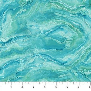 Northcott Fabrics Turtle Bay Ocean Tide Turquoise 108" B24722-66