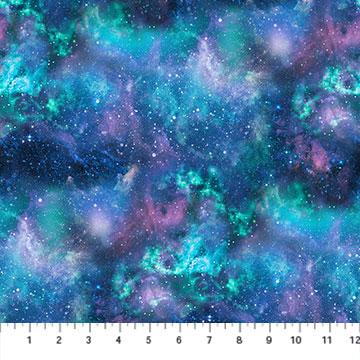 Northcott Fabrics Universe Nebula Texture Blue/Purple DP24860-44