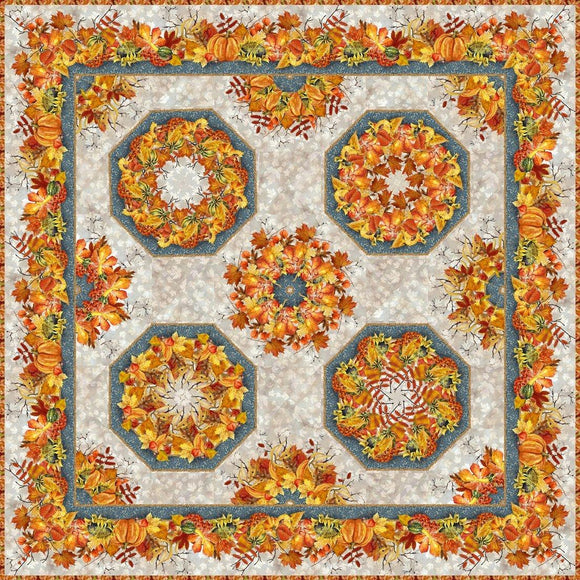 One-Fabric Autumn Kaleidoscope 30