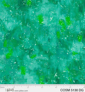 P&B Textiles Cosmos Dark Green 05130 DG