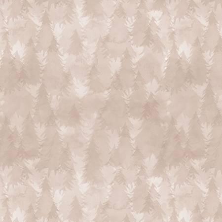 P&B Textiles Ethereal Forest Ombre Trees Tan EFOR 04611 NE