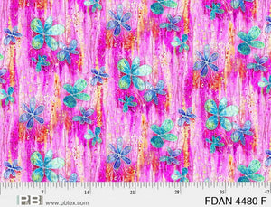 P&B Textiles  Floral Dance Pink 108"  FDAN 04480 F